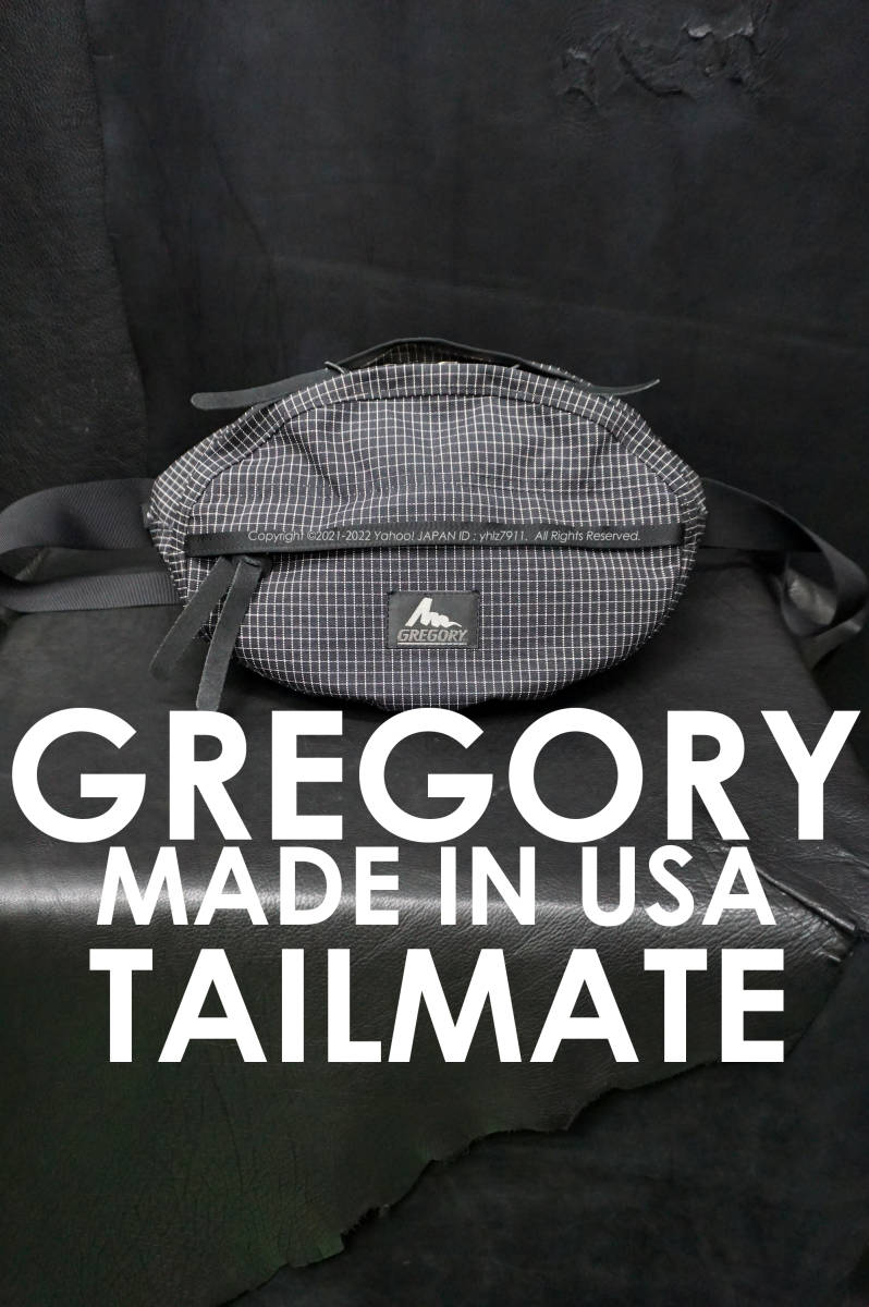 人気商品は 旧タグ GREGORY USA製 極美品 テールメイト ビンテージ