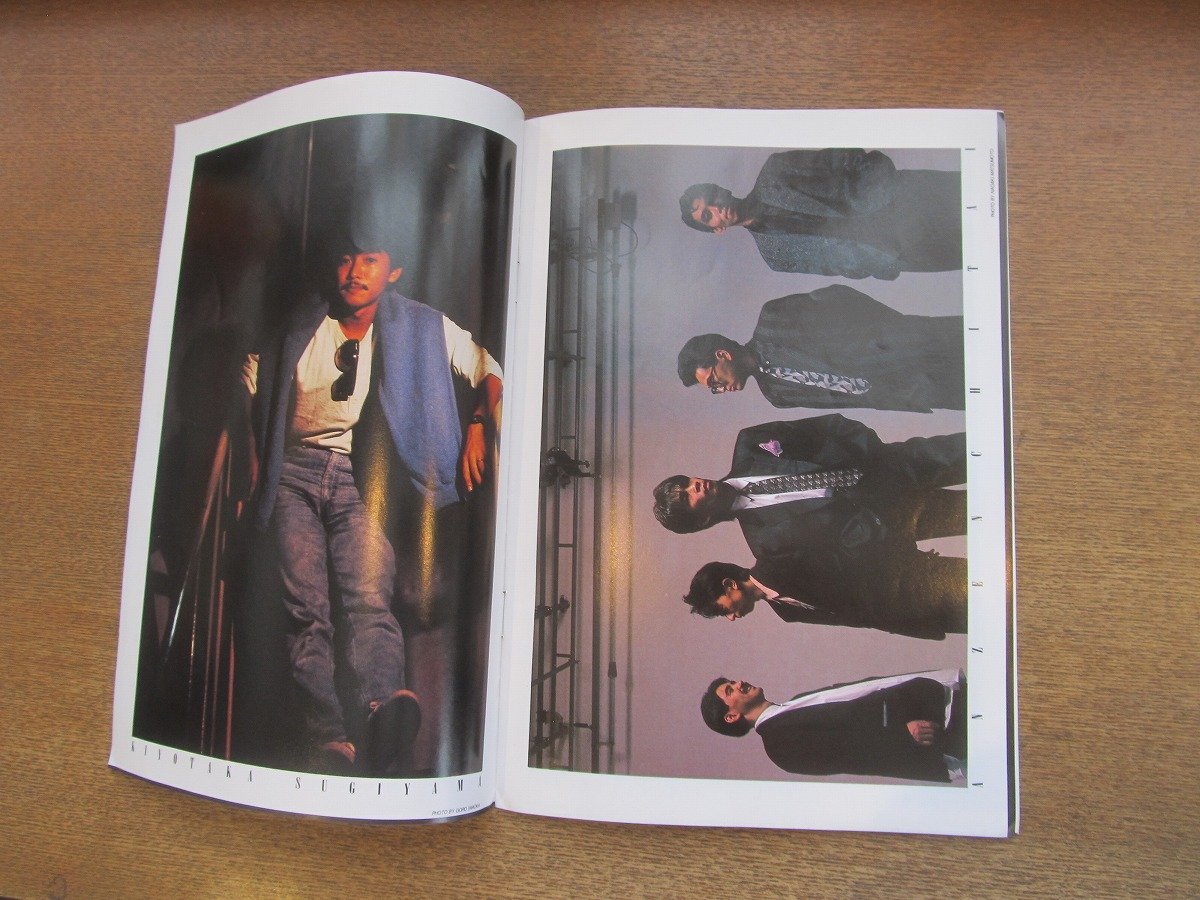 2302MK●GB ギターブック付録 別冊MINI BOOK「ARTISTS PHOTO BOOK THE FOURTEEN」1986昭和61.5●アルフィー/大江千里/安全地帯/ほか_画像2