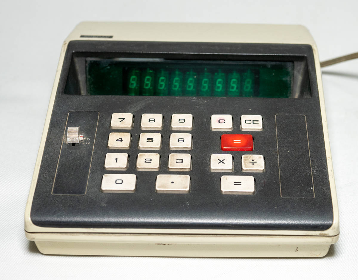 送料無料 昭和レトロ ビンテージ コクヨ電子そろばん卓上計算機 KC-80C 動作確認済