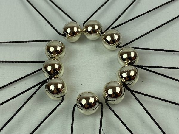V three work VU pin pearl 10 piece set silver 9 millimeter made in Japan free shipping 