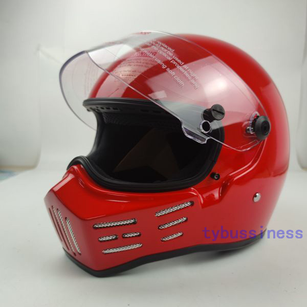 new goods unused full-face onroad CRG glass fiber motorcycle supplies bike helmet rider`s onroad DOT safety certification red 
