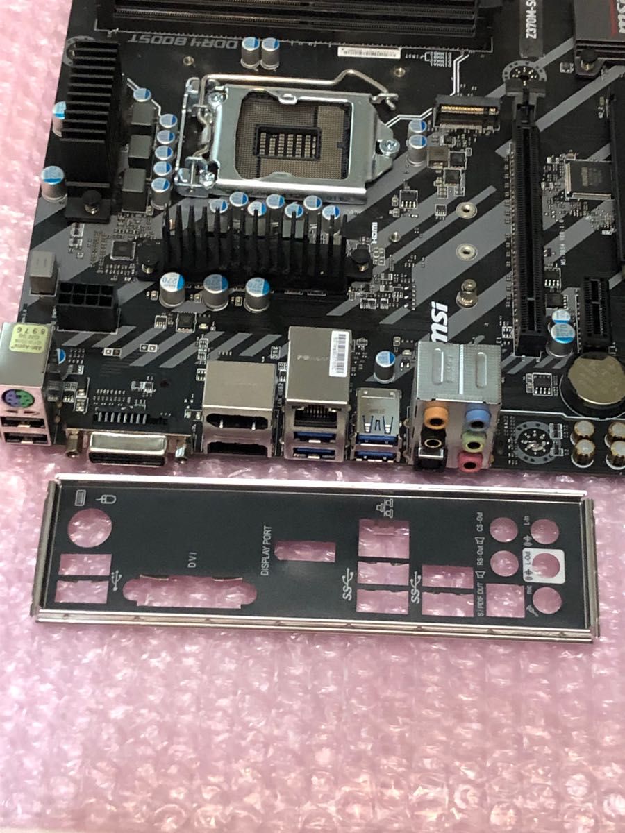 MSI Z370M S01 LGA 1151 Intel Z370 Desktop Motherboard 国内発