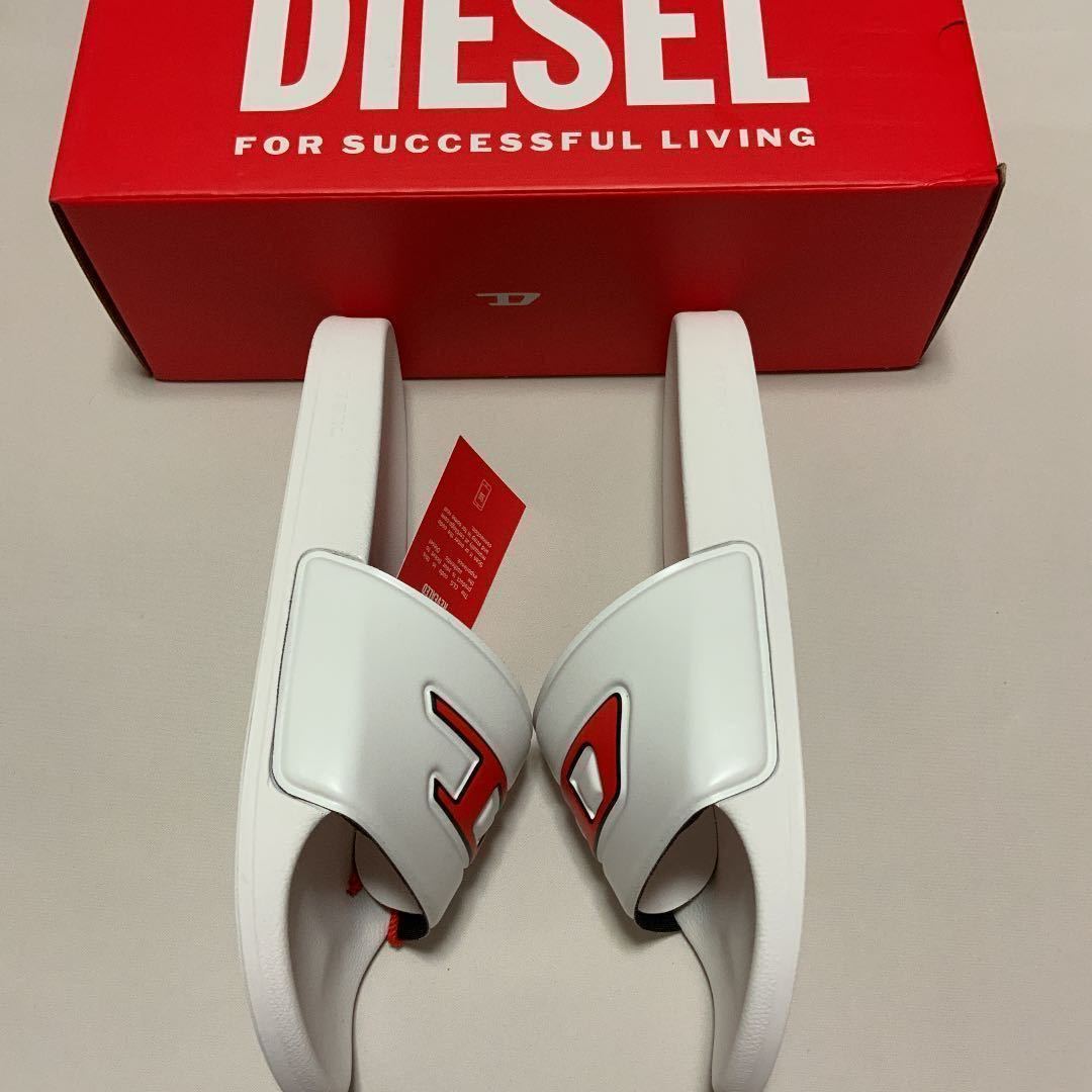 洗練されたデザイン　DIESEL　シャワーサンダル　新モデル SA-MAYEMI D W Y02853 P 4440 H 8985 White/Red_画像2