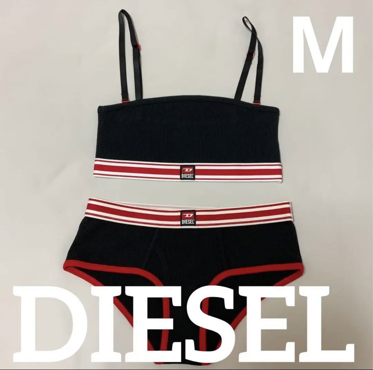  refined design DIESEL ① sports bra ② shorts 2 point set black M A09503 0PCAC A03886 0PCAC new model 