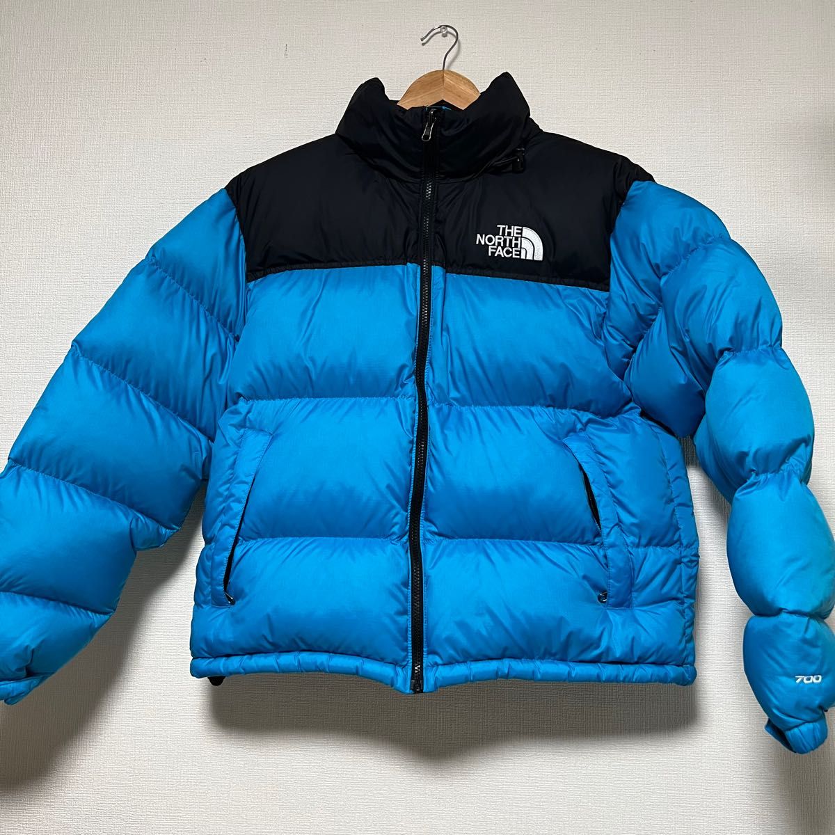 極美品　THE NORTH FACE 1996 ヌプシ ダウンジャケット RETRO 希少カラー　メリディアンブルー