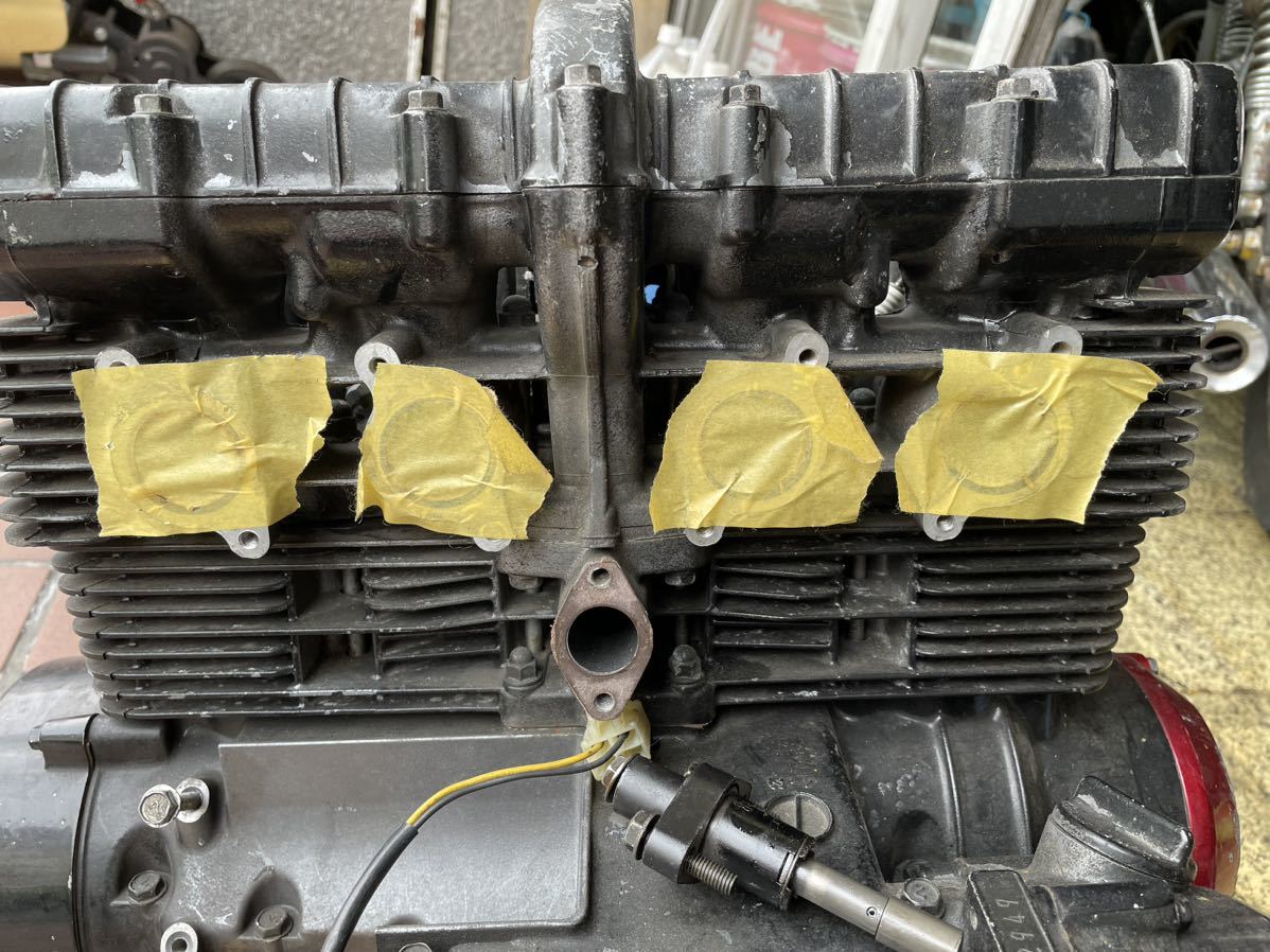 引き取り限定 ゼファー400 中古 エンジン 不動 パーツ