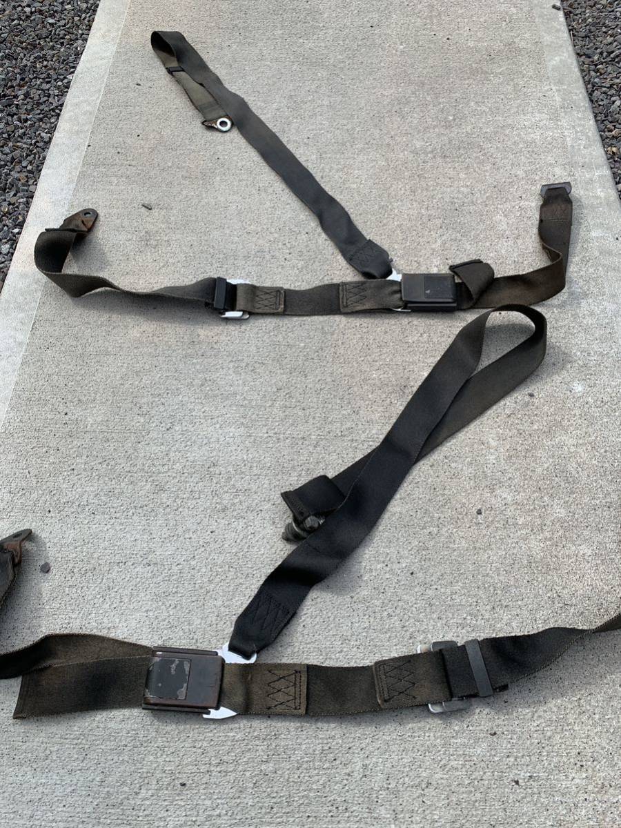  rare goods!S30Z seat belt 1970 year Nissan that time thing Takata 2 point type 3 point type DATSUN collector goods 240z