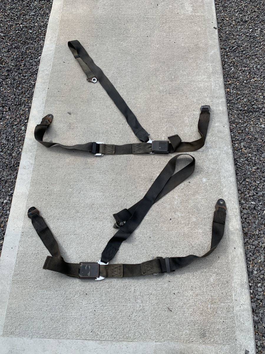  rare goods!S30Z seat belt 1970 year Nissan that time thing Takata 2 point type 3 point type DATSUN collector goods 240z