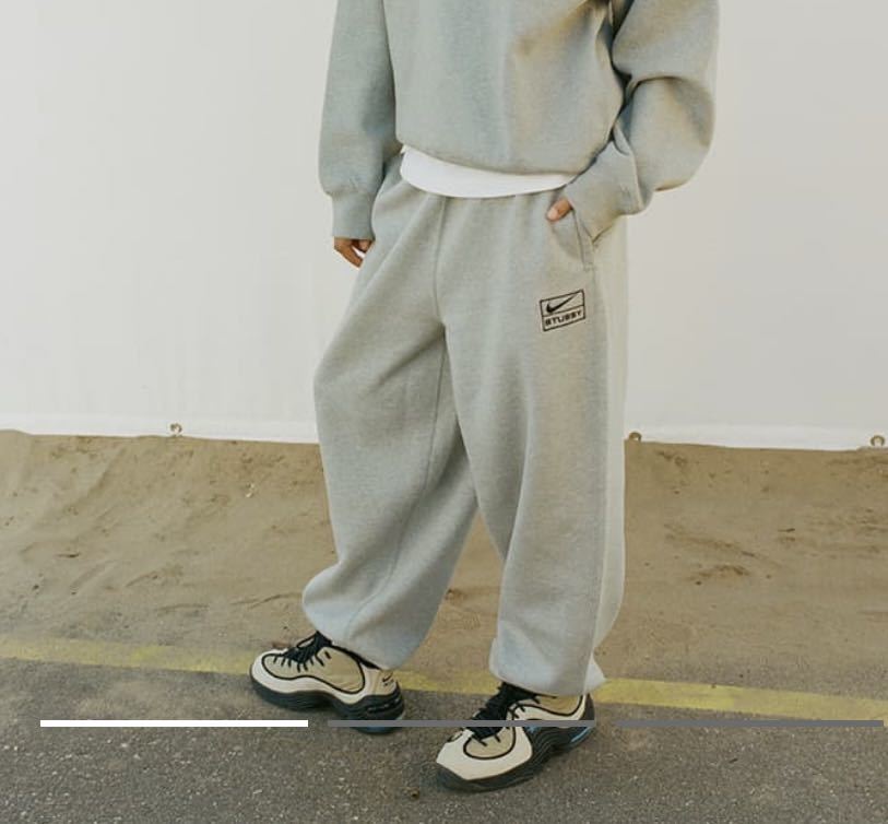 国内外の人気！ stussy nike スウェット パンツ L フリースパンツ