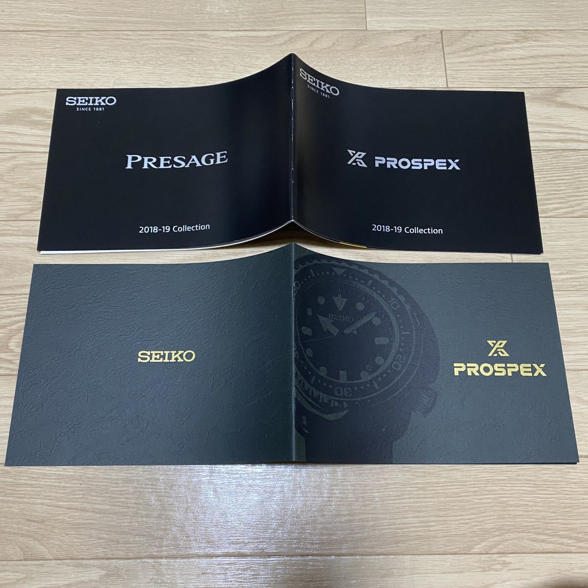 【美品】SEIKO PROSPEX PRESAGE 2018-19 Collection セイコー プロスペックス プレサージュ【カタログ2冊】_画像2