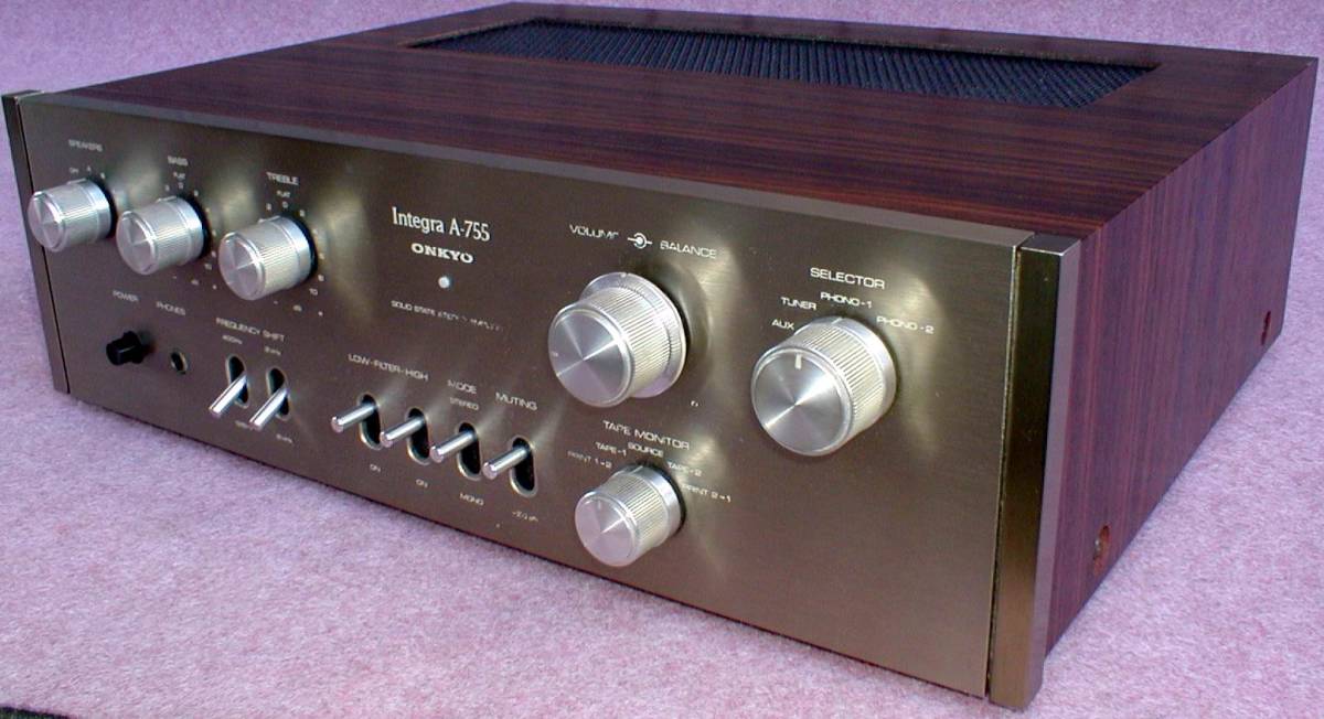 Yahoo!オークション - ONKYO Integra A-755 Antique Integrated Yahoo!オークション - ONKYO Integra A-755 Antique Integrated