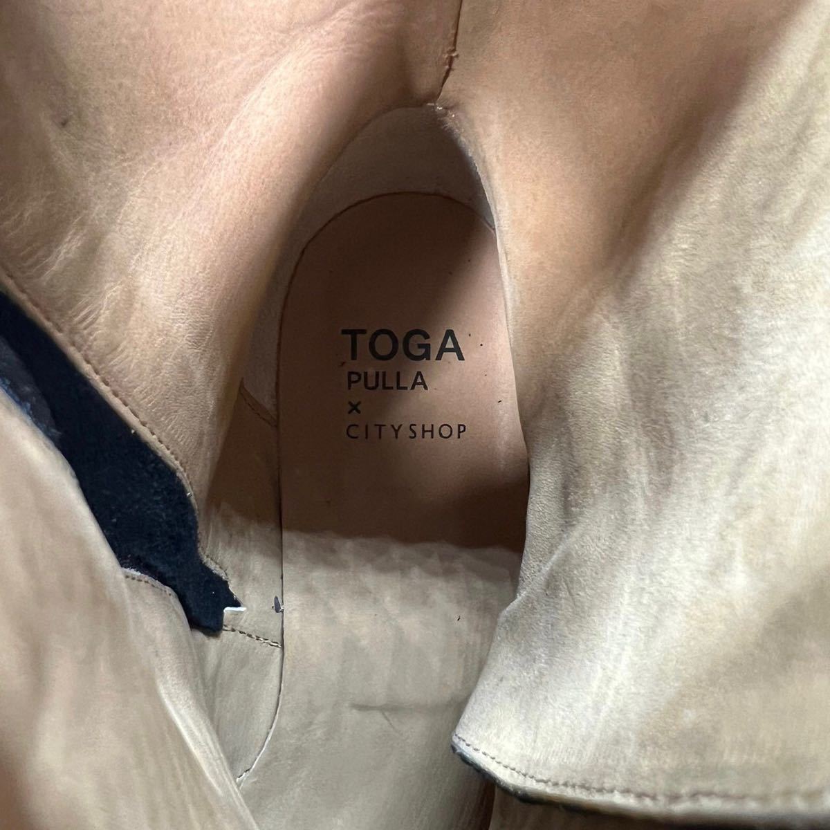 未使用品】TOGA PULLA CITY SHOP トーガプルラ ウエスタンブーツ