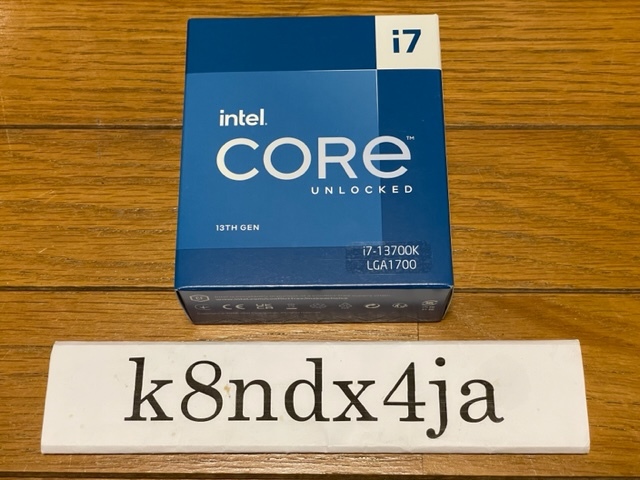 新品 未開封 Intel Core i7 13700K BOX 16C/24T 3.4GHz LGA1700 第13
