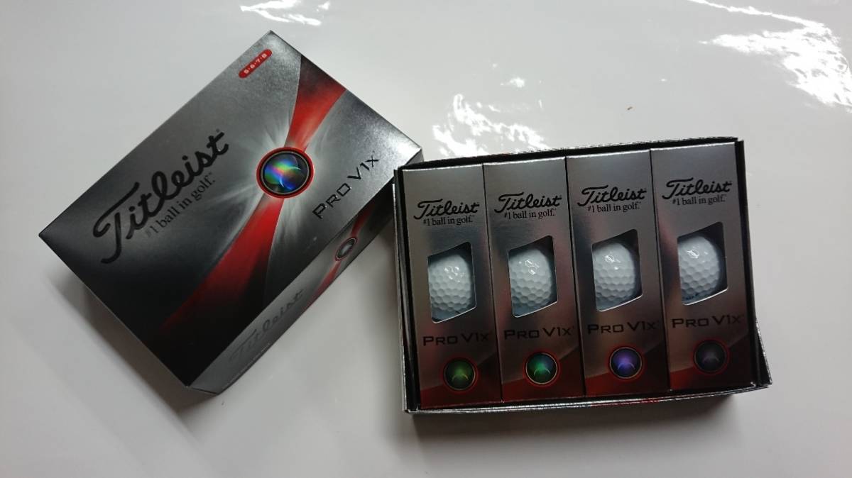 【2023最新商品】Titleist（タイトリスト）PRO　V1Xボール【ハイナンバー】2ダース【正規品】新品【送料無料】（2023NEW PRO V1Xボール）