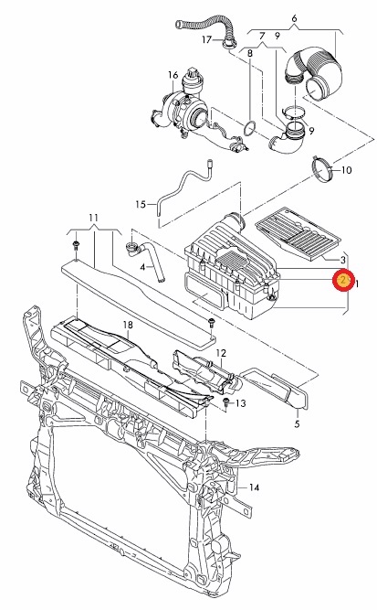 VW ゴルフR ヴァリアント AUDJHF用 エアフィルター Volkswagen フォルクスワーゲン_画像2