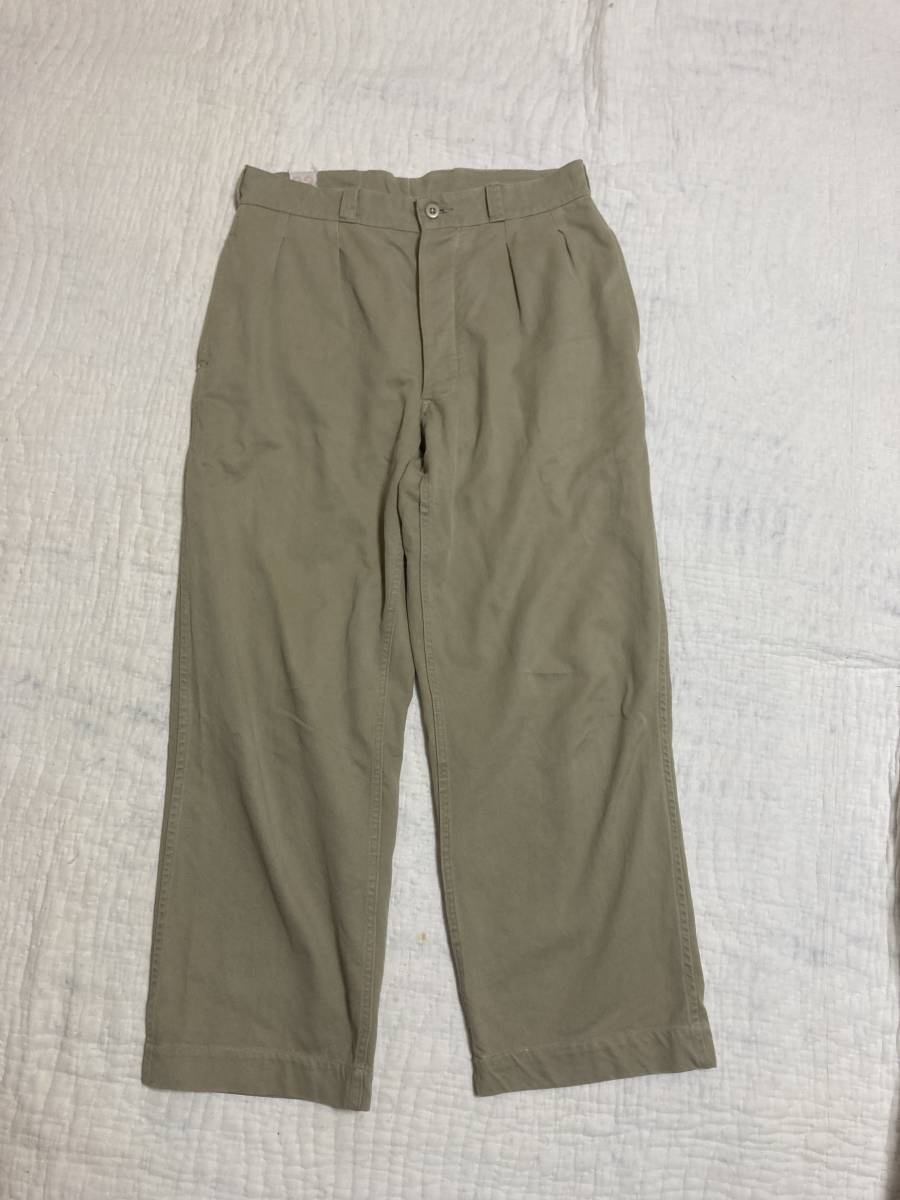 希少サイズ　23size　m52 パンツ　 french military フレンチヴィンテージ　m47 m45 フレンチミリタリーパンツ_画像2