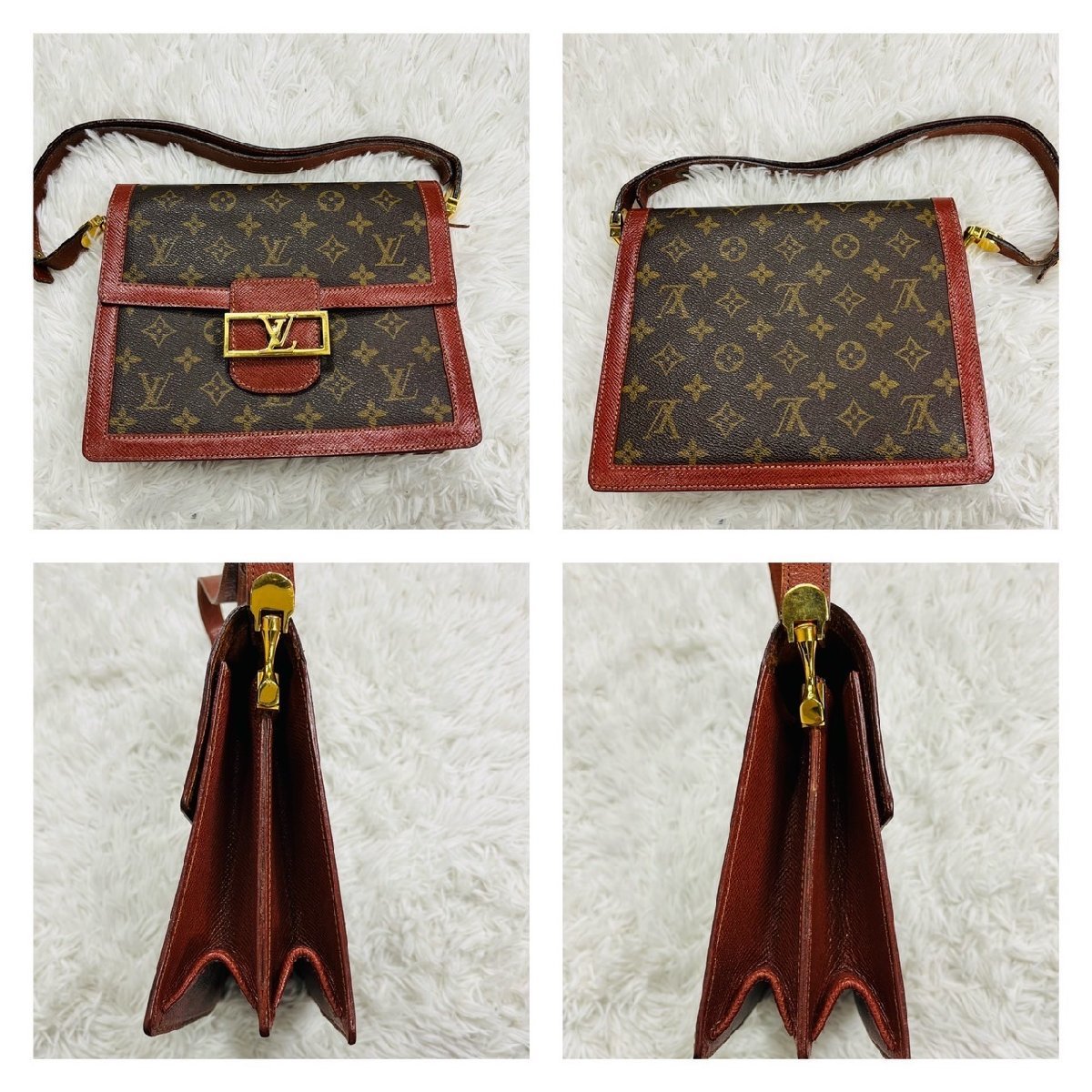 高級】ルイ・ヴィトン LV サックドーフィーヌ モノグラム ゴールド金具 箱-