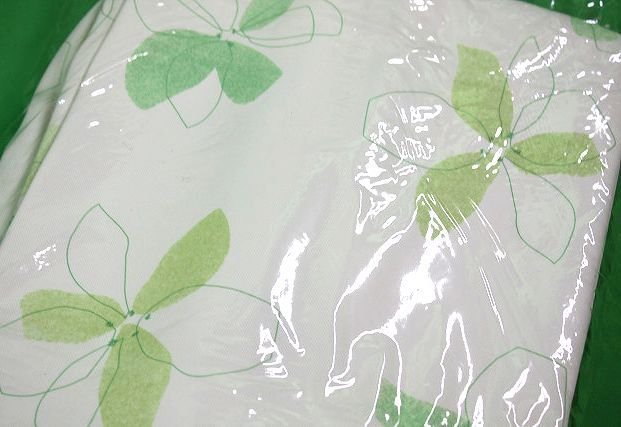即決 未使用 厚地カーテン 巾150×丈200㎝ 1枚入 ボタニカル アロマ グリーン 形状記憶 洗える フック付 新生活 模様替えの画像5