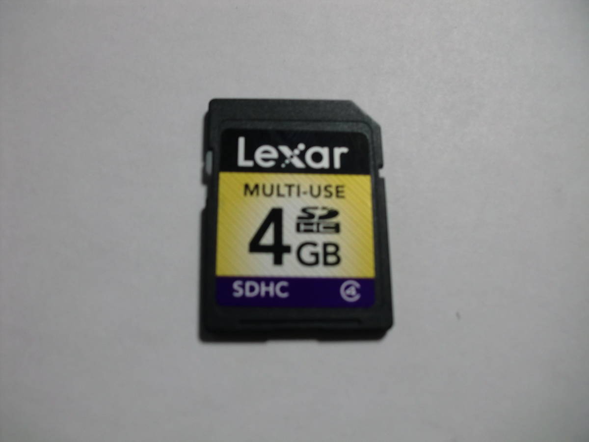 4GB　Lexar　SDHCカード　フォーマット済み　SDカード　メモリーカード_画像1
