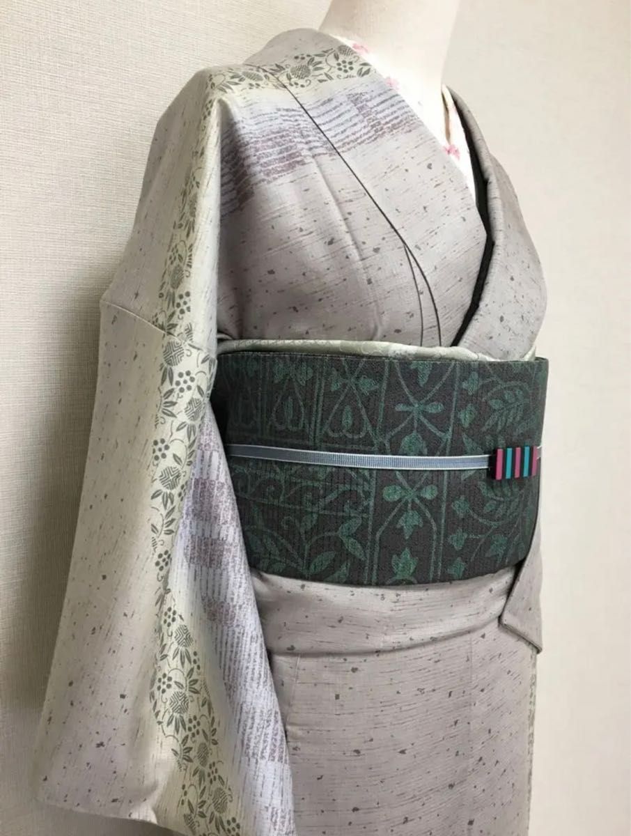 味わい深いぜんまい紬の訪問着 織りの逸品 正絹 お値下げ❗️ adwso.org