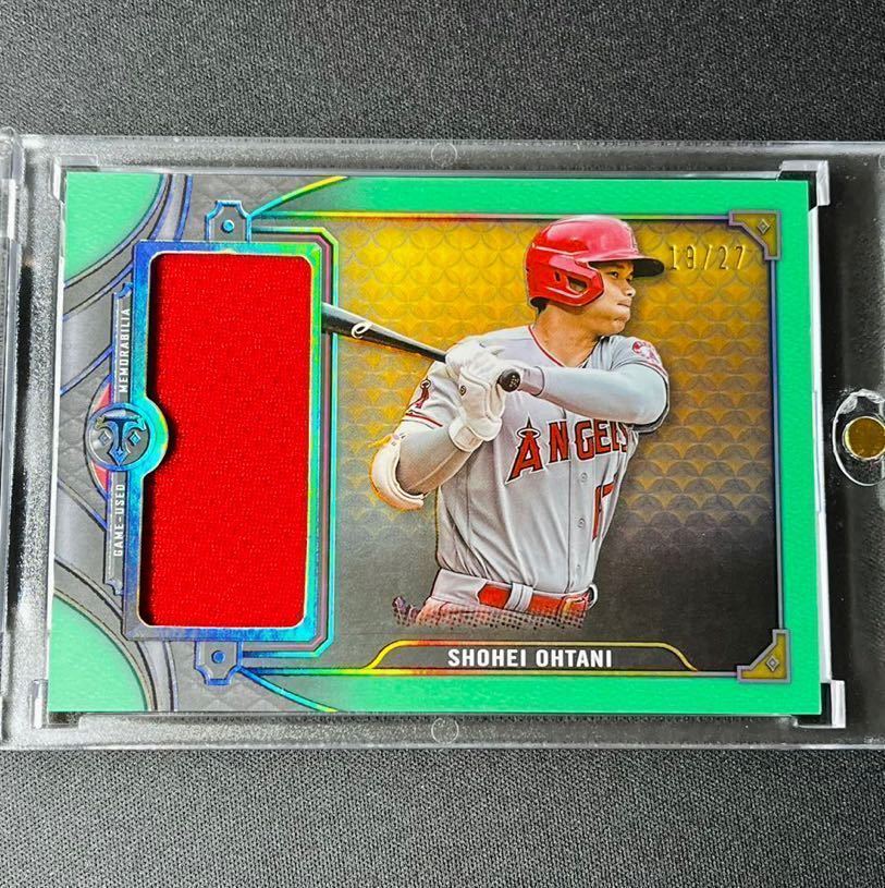 新規購入 27枚限定 大谷翔平 u0026 パッチ 大谷翔平 Topps ジャージー