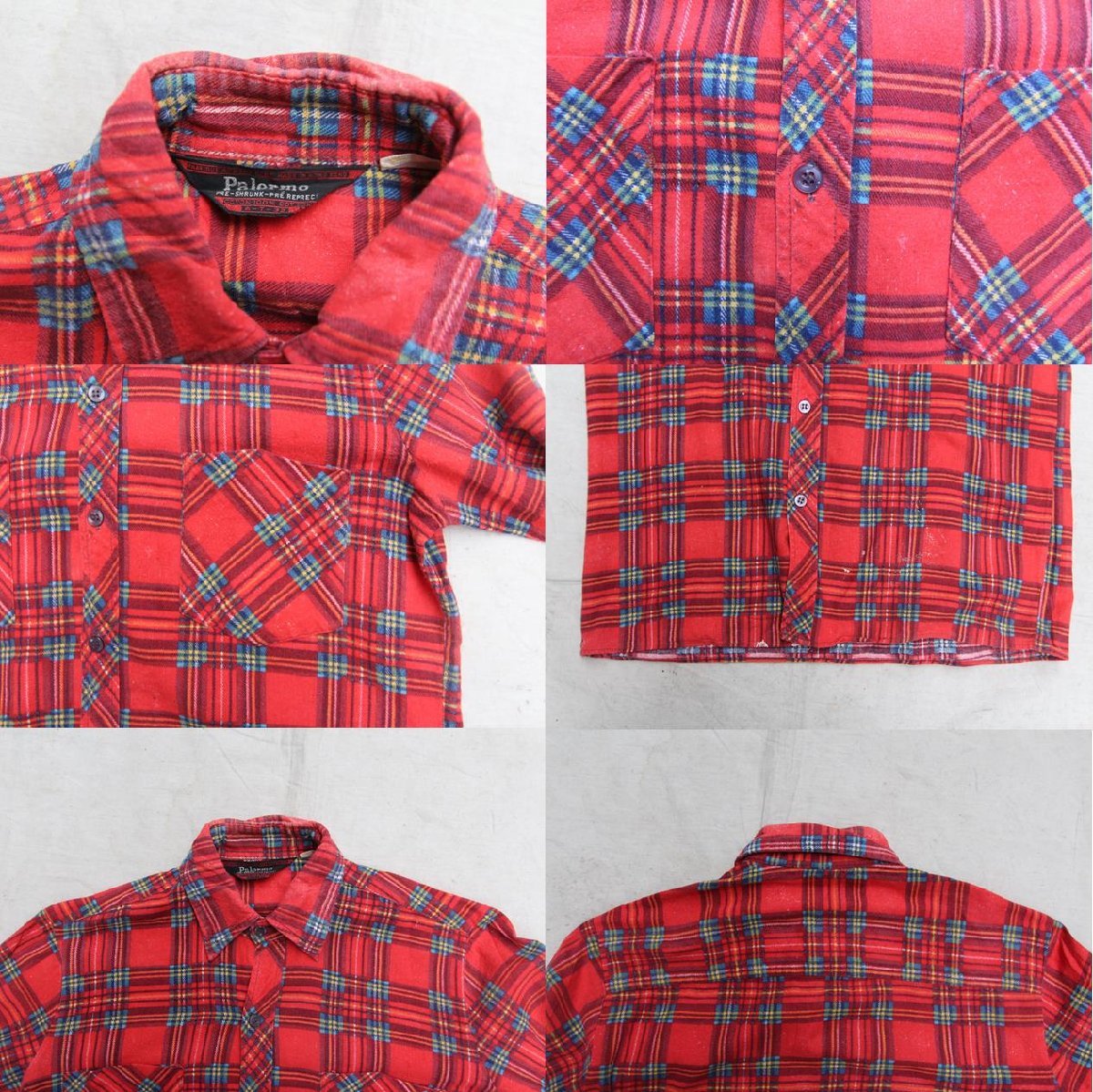1980's～ Palermo L/S Flannel Shirts / Check_画像3