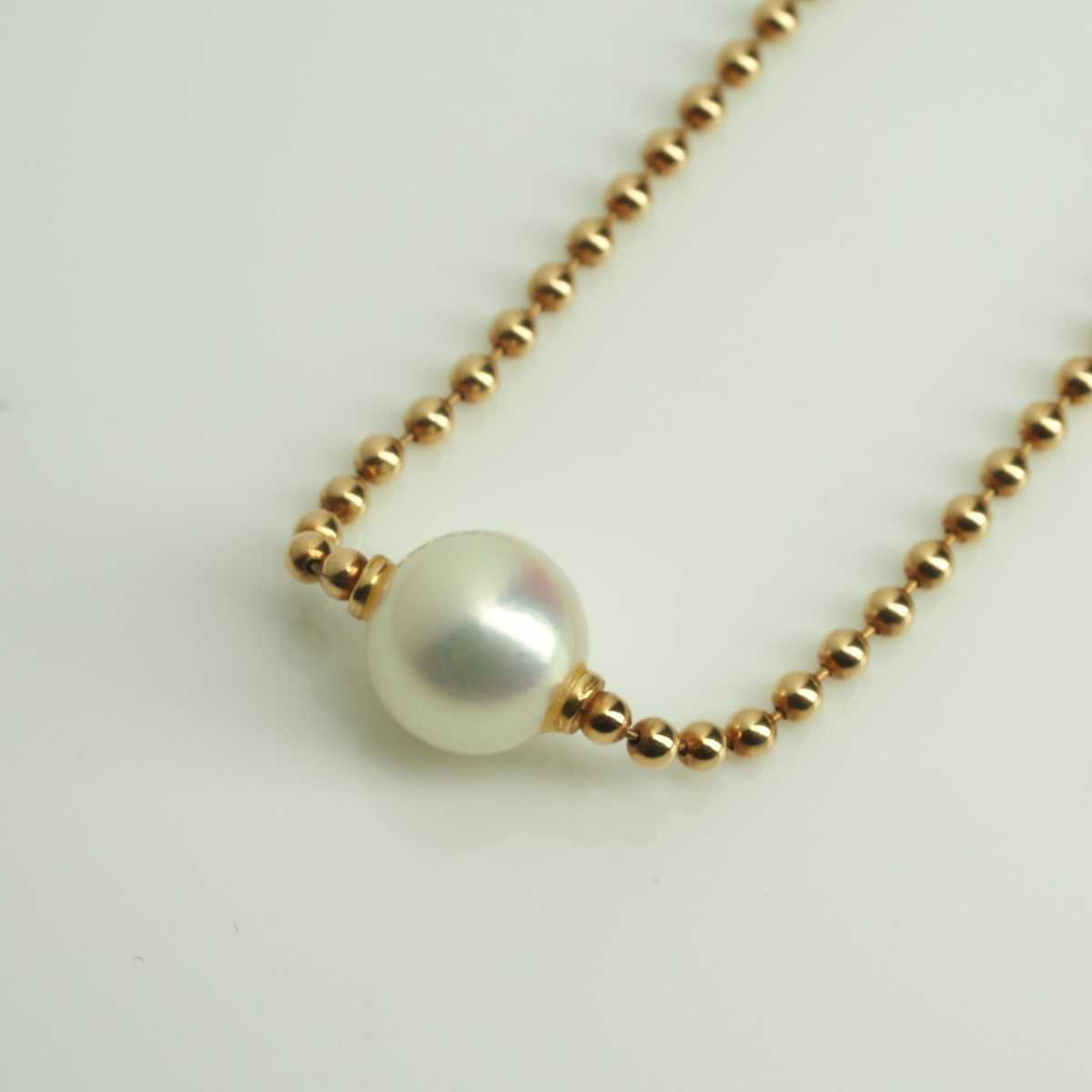 コーフル MIKIMOTO ミキモト 天然アコヤ本真珠 ブレスレット K18 6.6mm