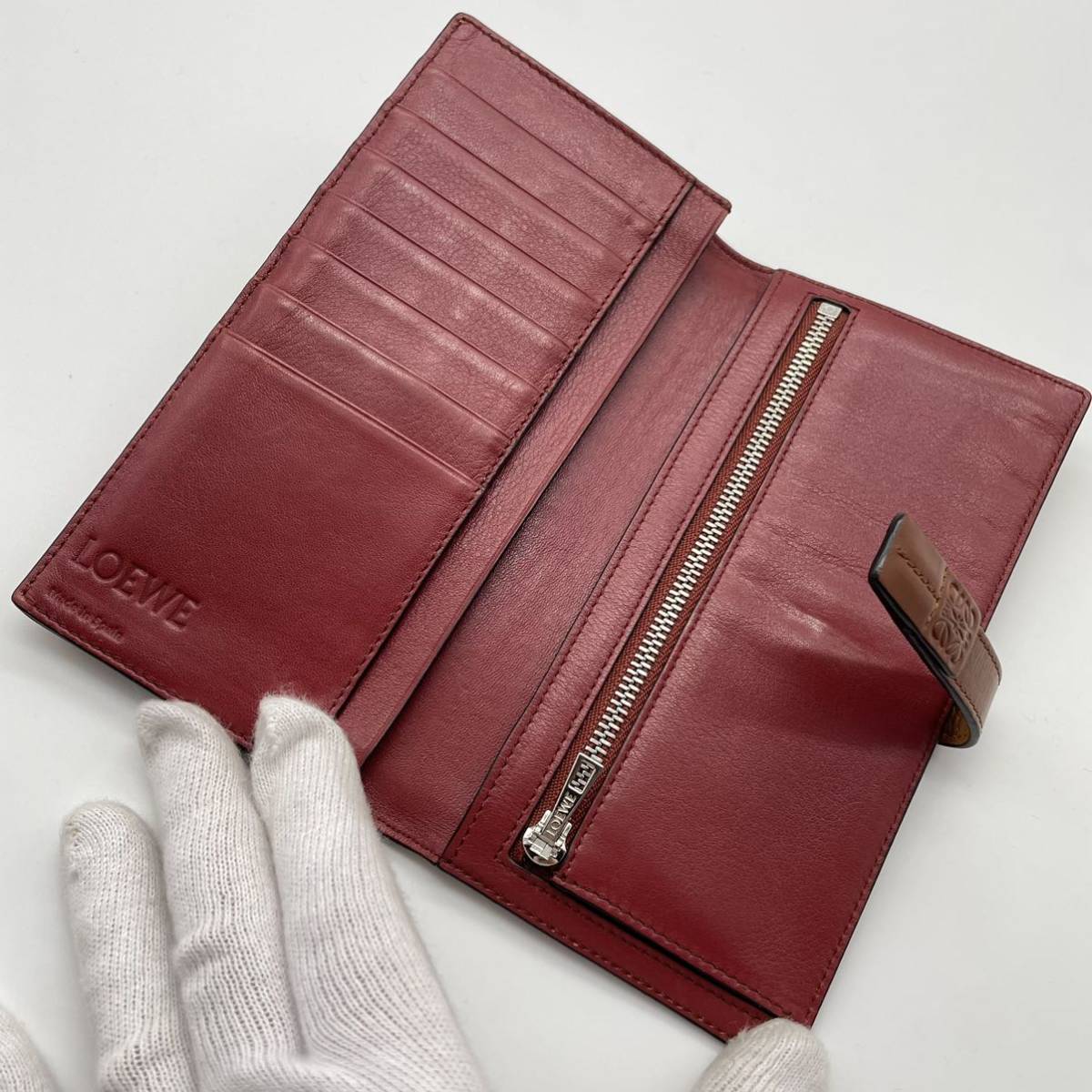 極美品◎極希少◎ロエベ LOEWE バーティカルウォレット ラージ