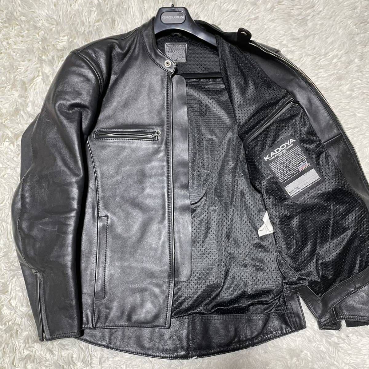 カドヤ【一生物の名作】KADOYA ライダースジャケットK'S LEATHERケーズ