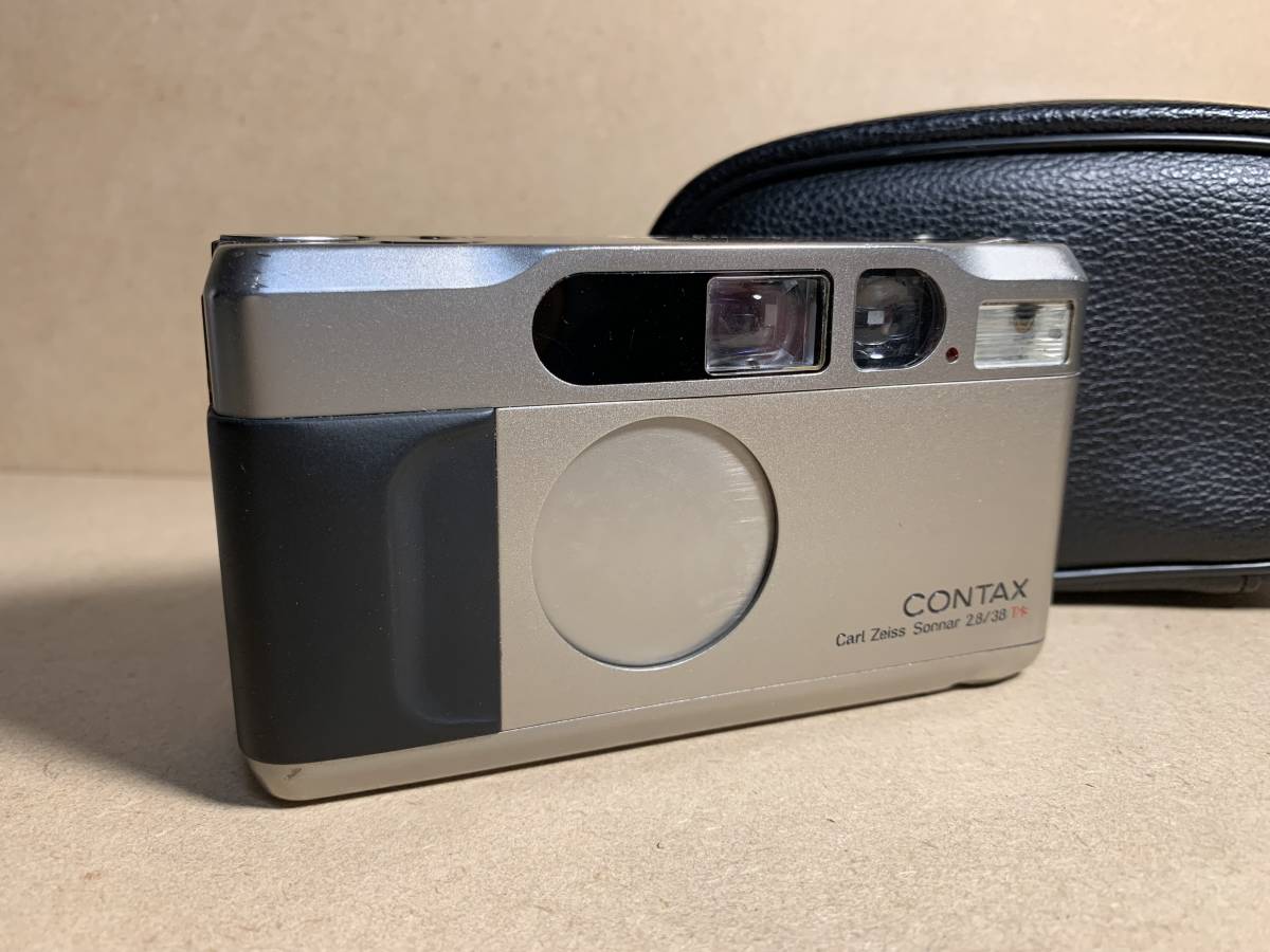 最新型 【通電OK】CONTAX T2 チタンシルバー (コンタックス T2
