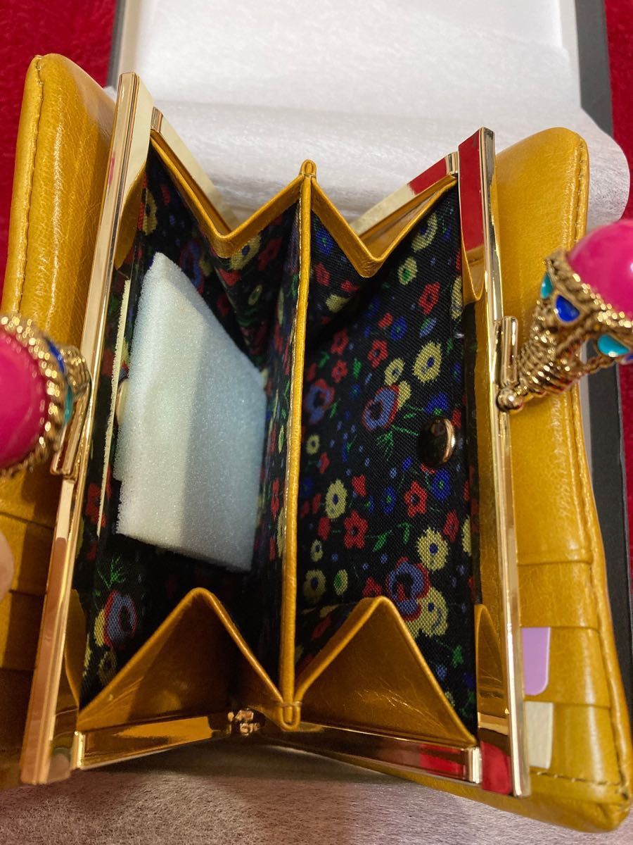 バルーン ANNA SUI アナスイ 二つ折り財布 キャメル | alfasaac.com