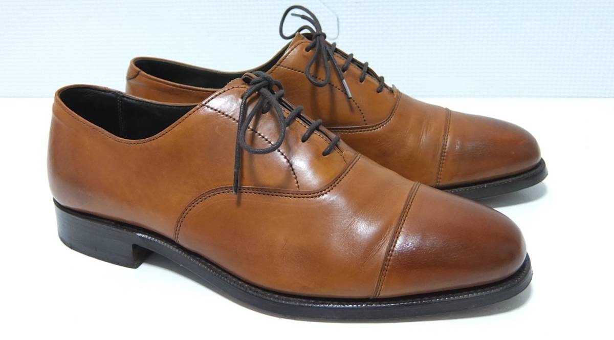 爆買い! UK6 茶 レザーシューズ チーニー トゥモローランド別注 ストレートチップ TOMORROWLAND CHEANEY 革靴 24.5cm 爆買い! UK6 茶 レザーシューズ チーニー トゥモローランド別注 ストレートチップ TOMORROWLAND CHEANEY 革靴 24.5cm