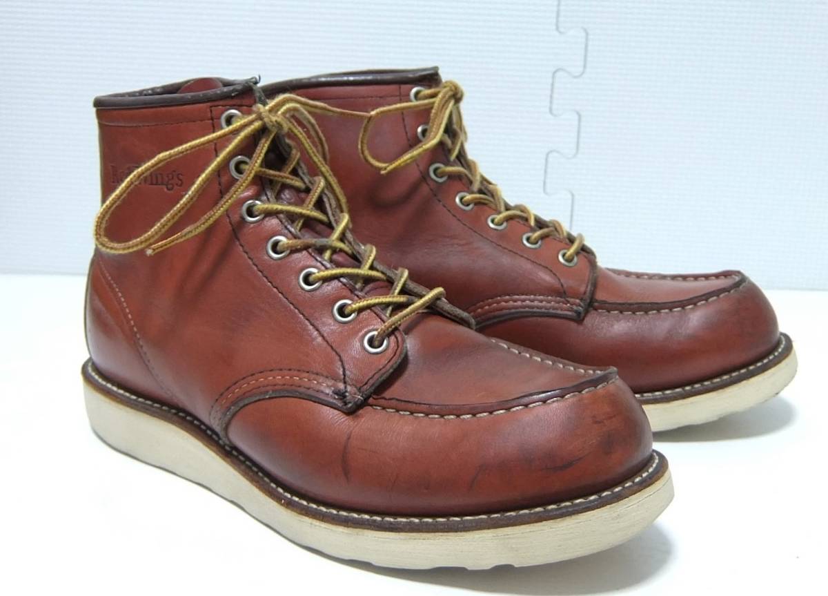 2000年 羽タグ REDWING 8131 赤茶 8E 26cm レッドウィング モックトゥ_画像1