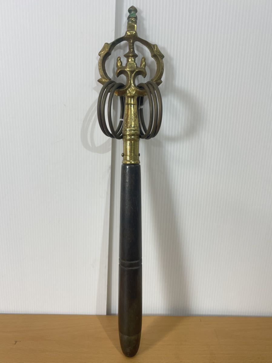 古銅 錫杖 しゃくじょう 密教法具 仏教美術 仏教 mashdigitalllc.com