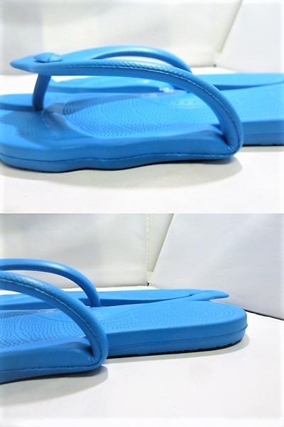 be)LL 27-28cm) light blue ) Benetton * sandals beach sandals nose . type flat .. storage slippers 420567 UNITED COLORS OF BENETTON new goods including carriage 