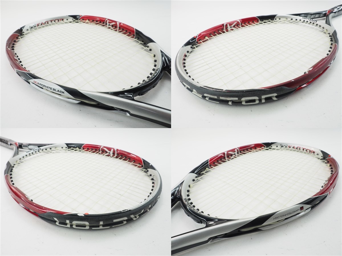 中古 テニスラケット ウィルソン K プロ チーム 100 (G2)WILSON K PRO TEAM 100_画像2