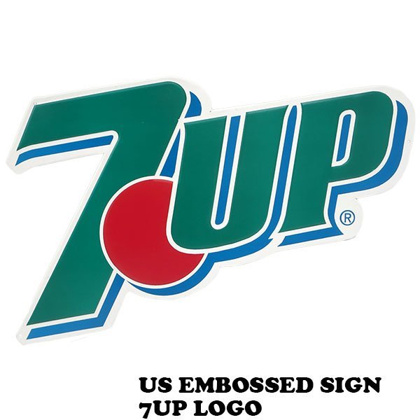 開店祝い 《7UP セブンアップ ロゴ》※ アメリカン雑貨 看板
