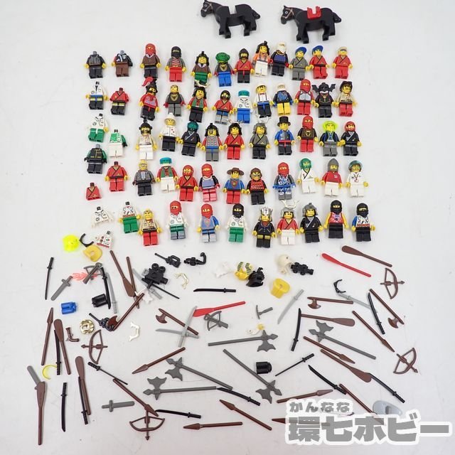 日本超高品質 LEGO お城シリーズ ミニフィグ・馬・武器大量!! www