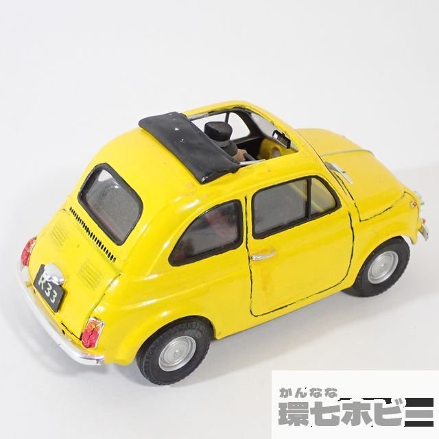 プラモデル ルパン三世 カリオストロの城 追跡 フィアット 塗装済み