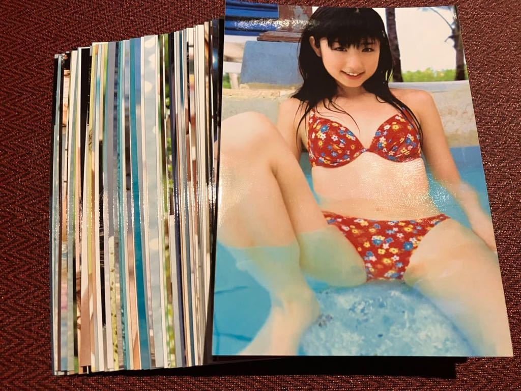 *** Ogura Yuuko 80 pieces set L stamp photograph Fuji Film high quality postage what point also 180 jpy sale ***