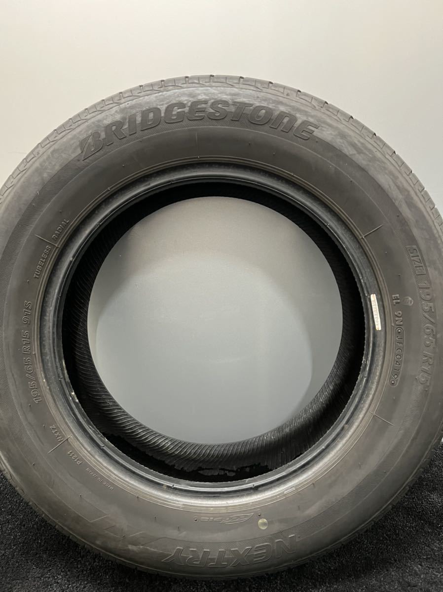 195/65R15 BRIDGESTONE/NEXTRY 19年製 4本 ブリヂストン ネクストリー