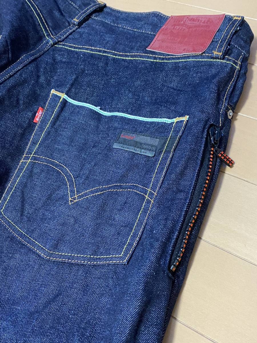 希少！試着のみ美品 FRAGMENT DESIGN×LEVI'S Fenom　FM505-0016 DISCO RUBY CRYSTAL Rigid　藤原ヒロシ_画像4