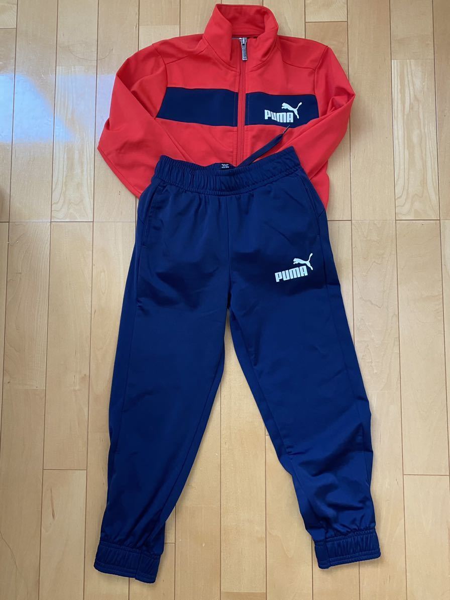 プーマ PUMA ジャージ 子供用 ジュニア サッカー 上下セット 赤 レッド