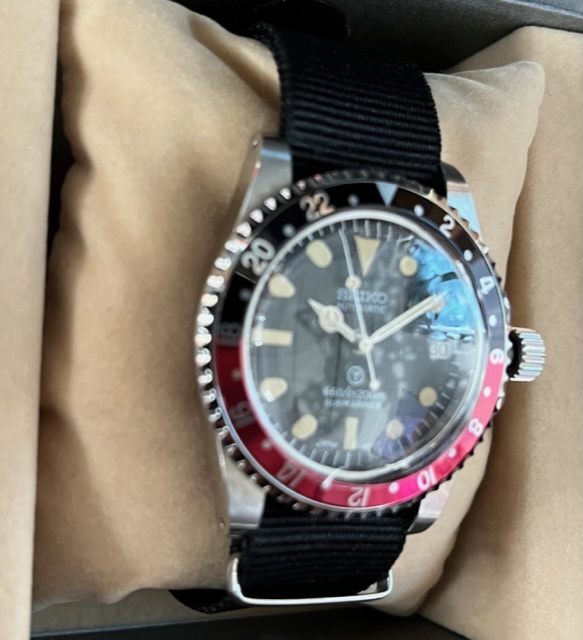新作人気SALE セイコー カスタム NH35 ビンテージ seiko mod 自動巻き