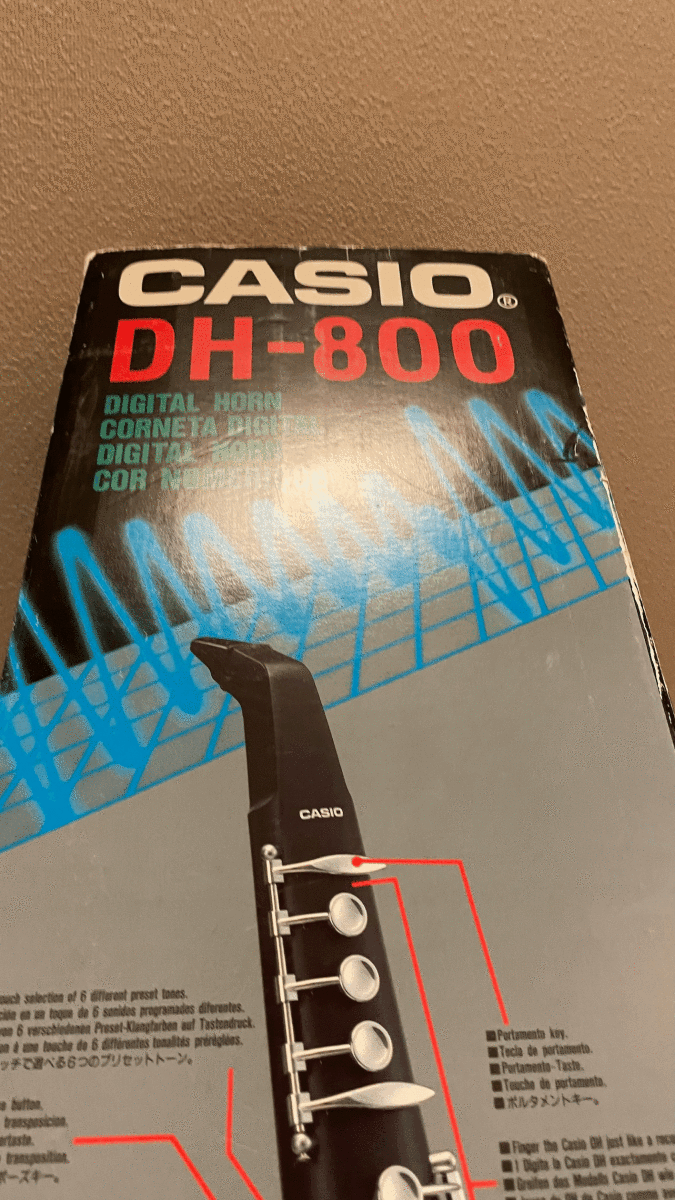 ジャンク CASIO カシオ DH-800 ROM&MIDI デジタルホーン 電子サックス