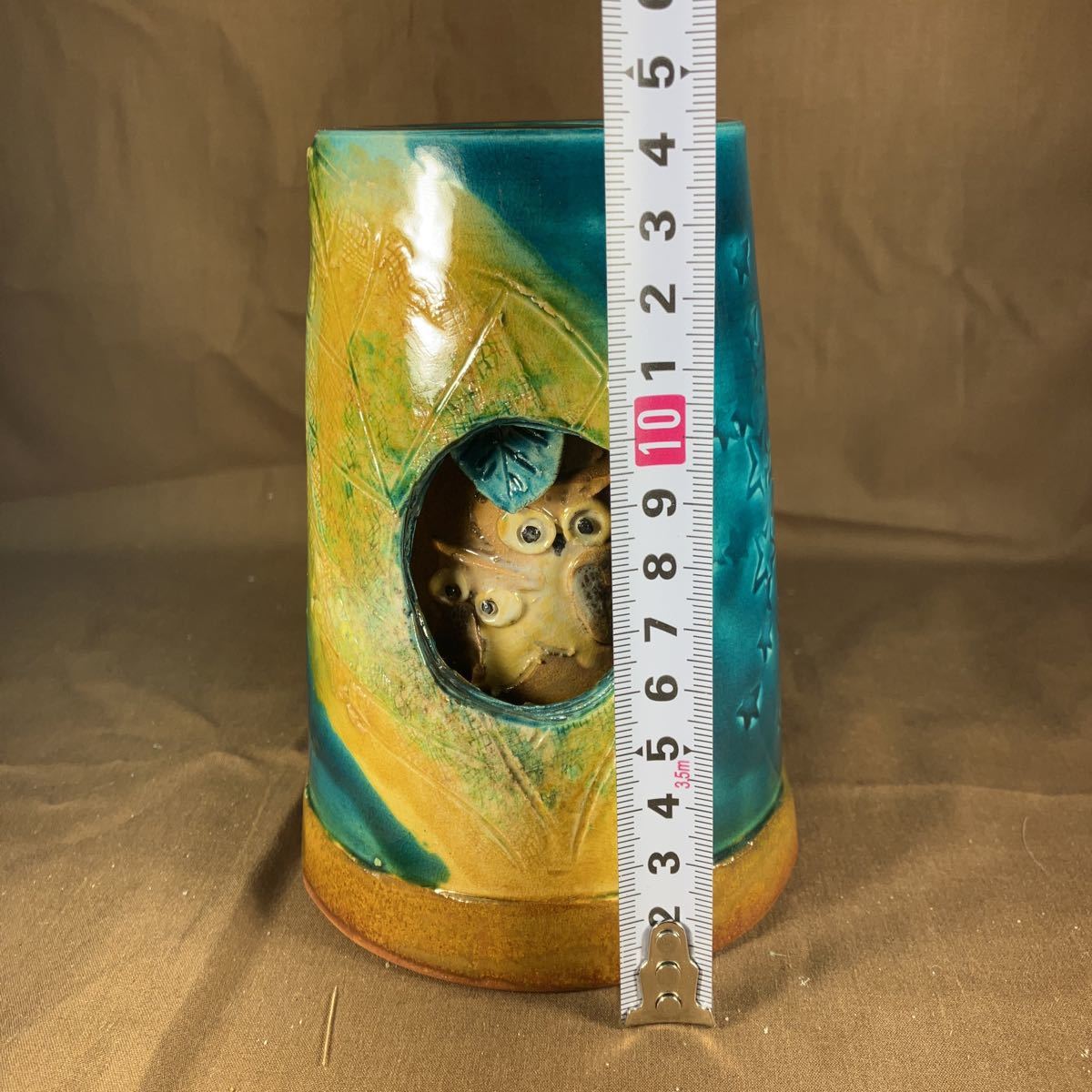  прекрасный гора . структура цветная роспись Kutani 2 -слойный удача . бутылка украшение бутылка женщина . автор ...