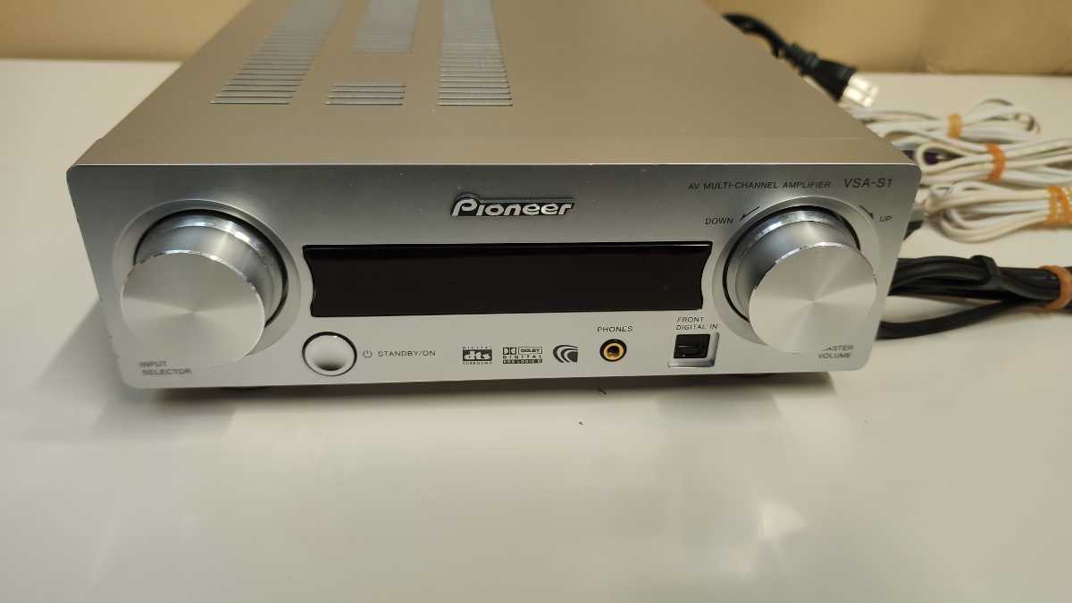 *PIONEER Pioneer AV мульти- канал усилитель VSA-S1 звуковая аппаратура с дистанционным пультом код имеется рабочий товар 