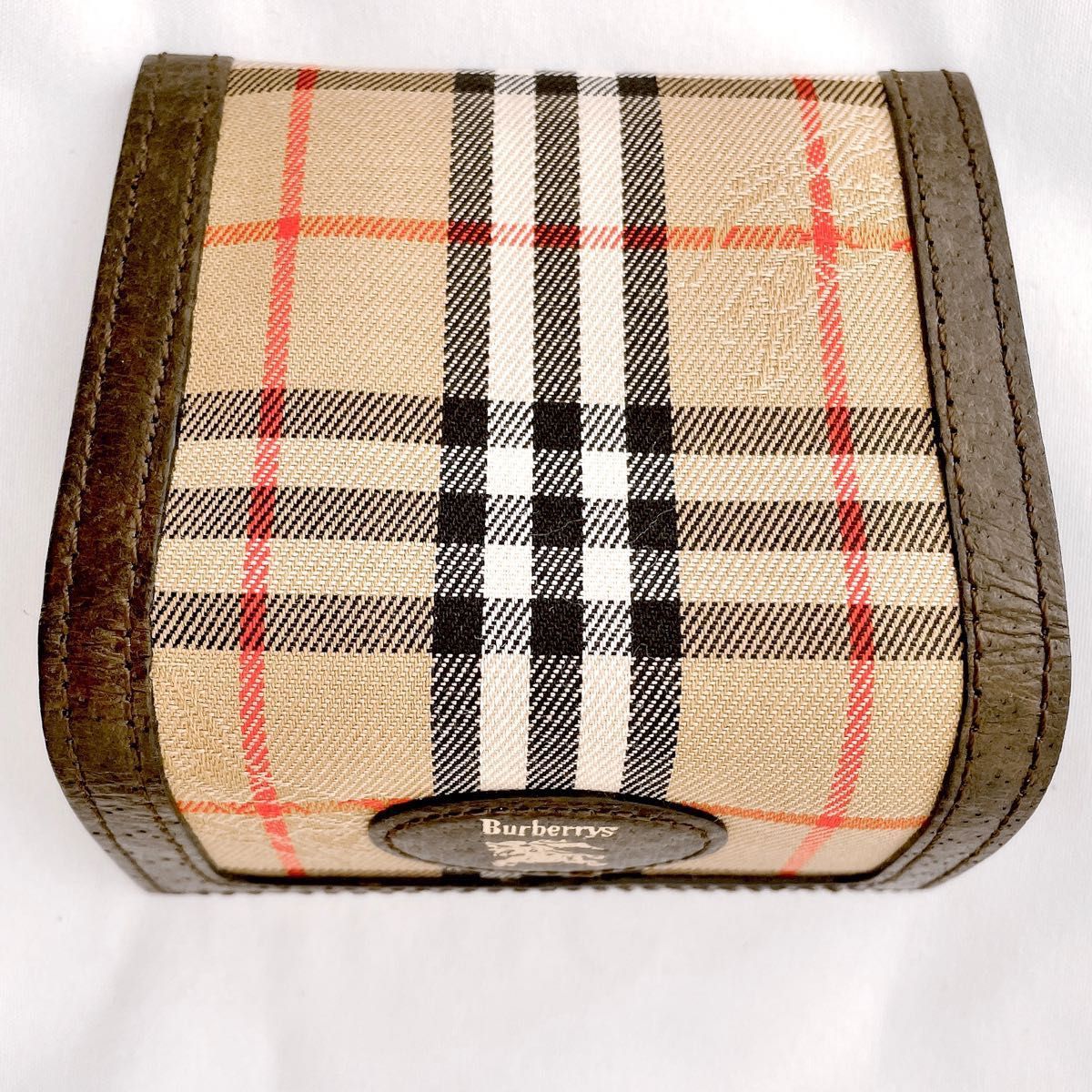 バーバリー コインケース 小銭入れ ミニ財布 レア 未使用 BURBERRY カードケース 箱付き ノバチェック
