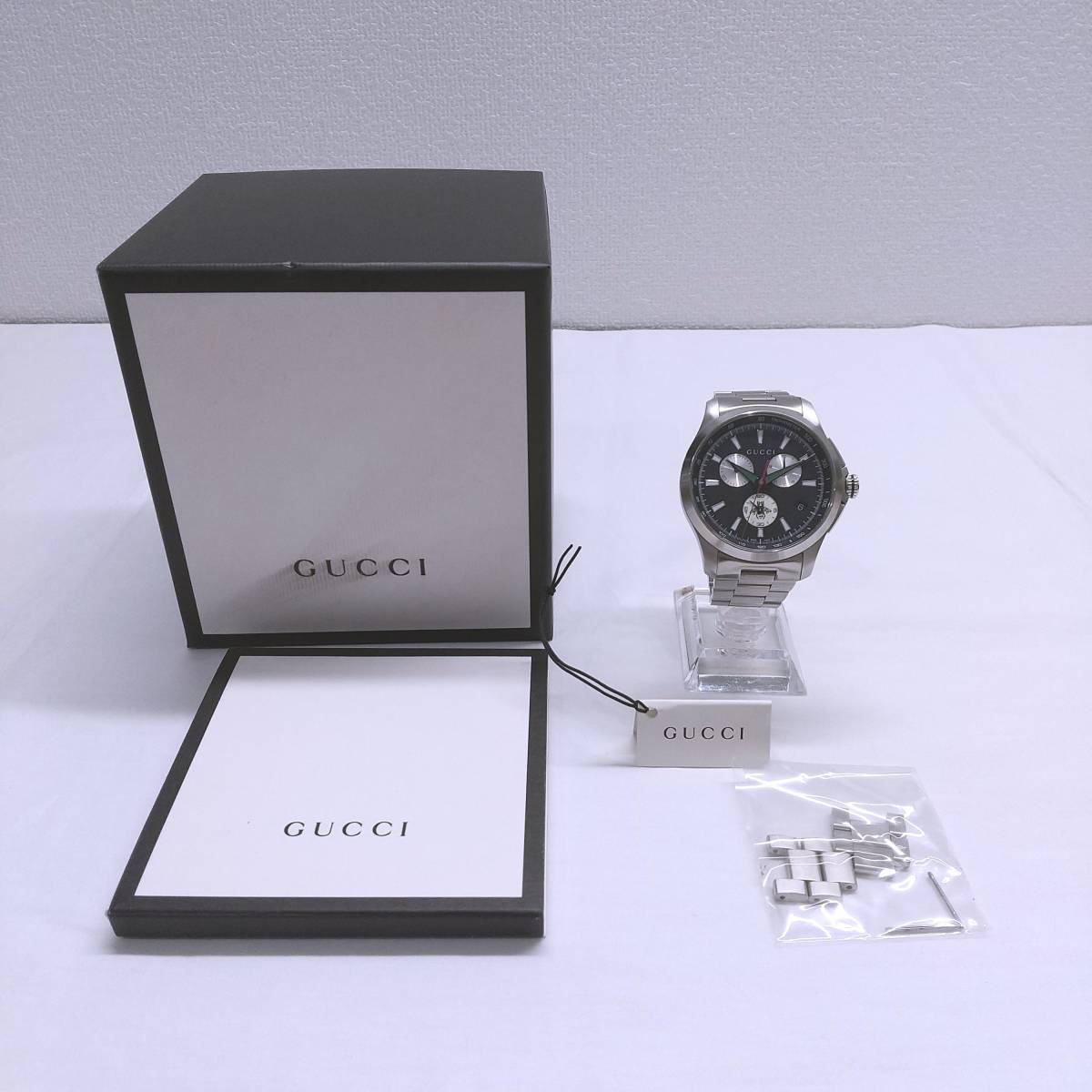 27650】GUCCI グッチ クオーツ Gタイムレス 126.2 箱付き 時計 腕時計