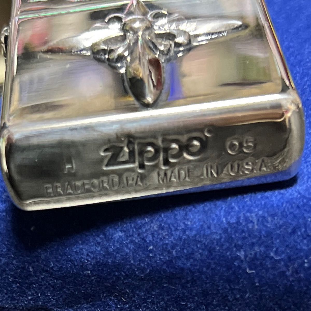 ZIPPO STERLING SILVER silver cross 純銀-